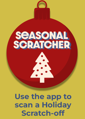 Use the app to scan a Holiday Scratch-Off